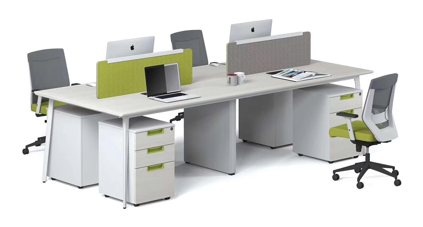 4人屏風(fēng)工作位-十字形屏風(fēng)辦公卡位