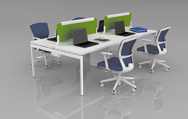 四人簡(jiǎn)約辦公桌