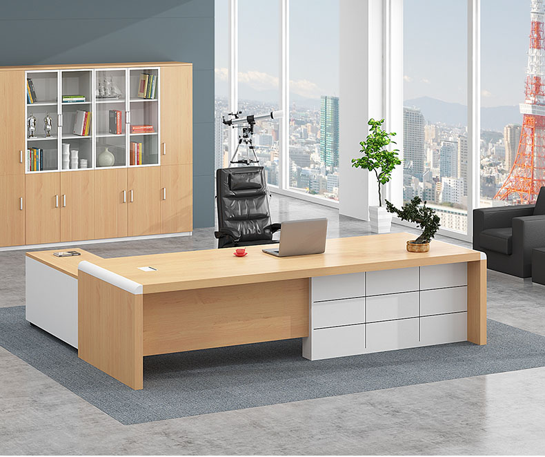 現(xiàn)代簡約老板辦公桌 板式老板班臺