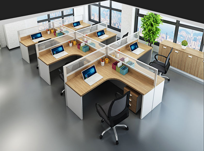 6人位屏風(fēng)辦公桌